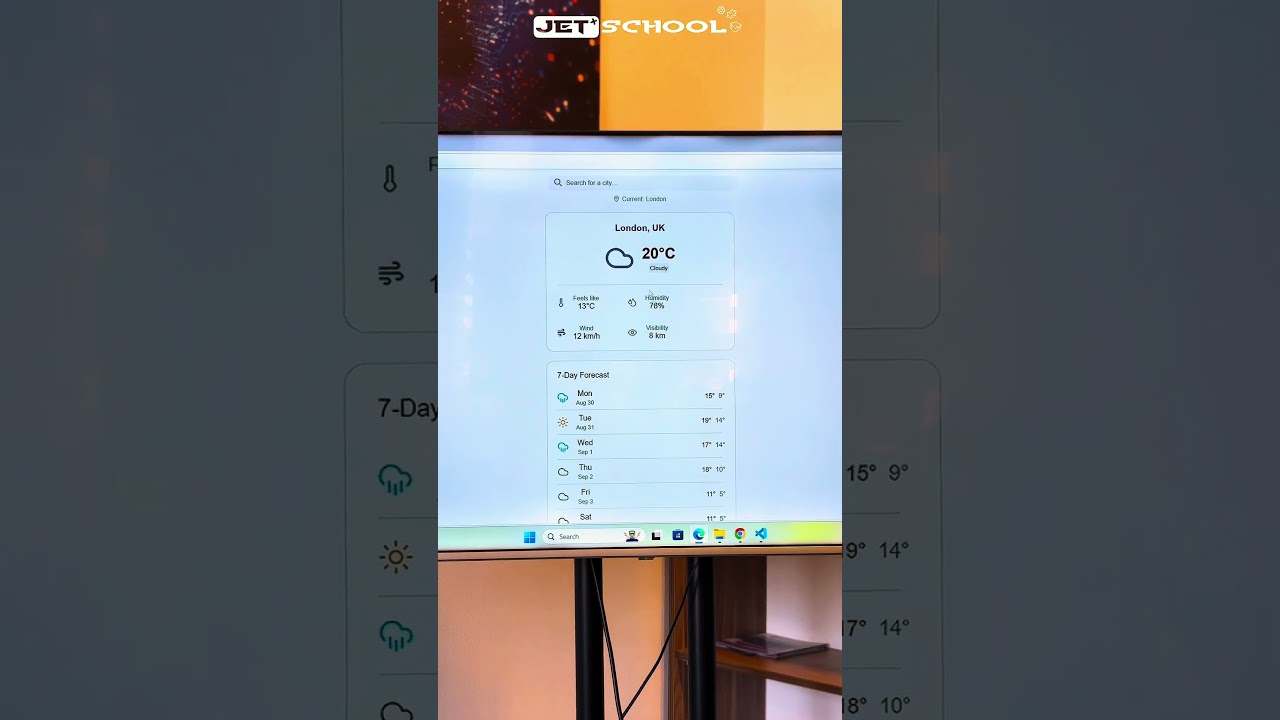 "Hava Proqnozu" Veb Tətbiqi