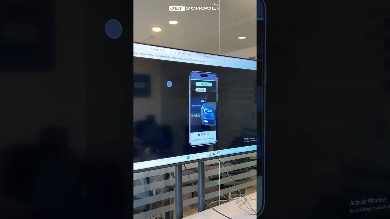 "Highline Car" Figma Layihəsi