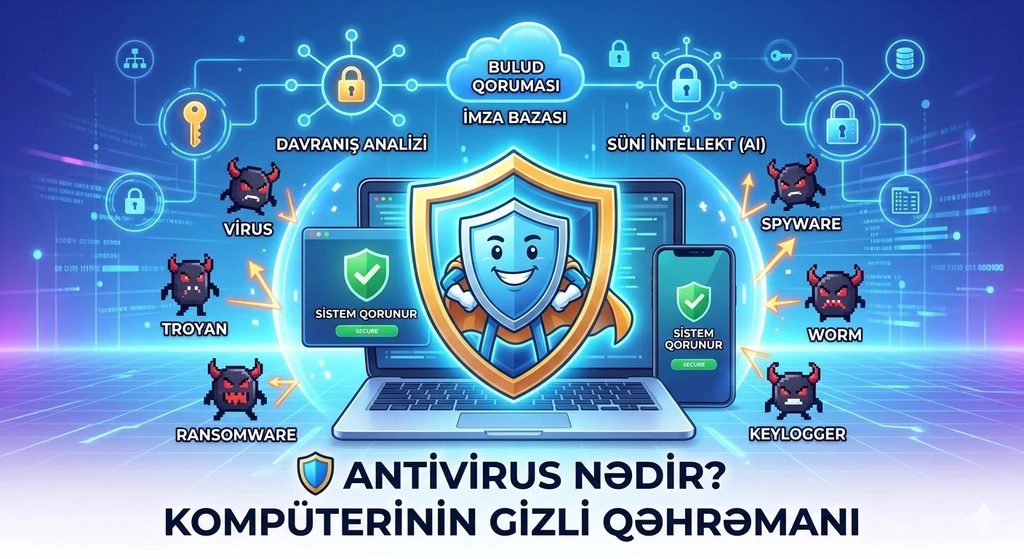 Antivirus nədir? Kompüterinin Gizli Qəhrəmanı