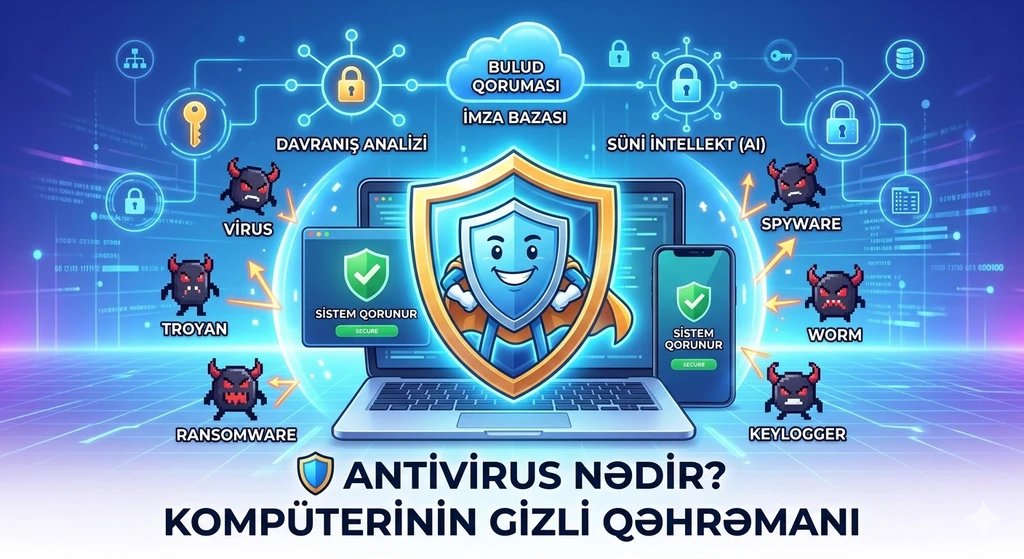 Antivirus nədir? Kompüterinin Gizli Qəhrəmanı
