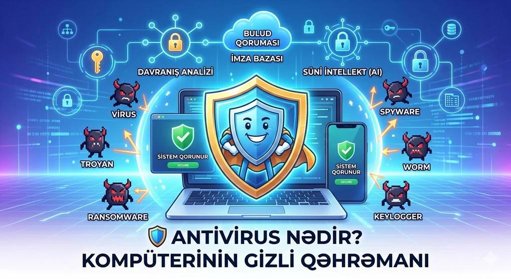 Antivirus nədir? Kompüterinin Gizli Qəhrəmanı