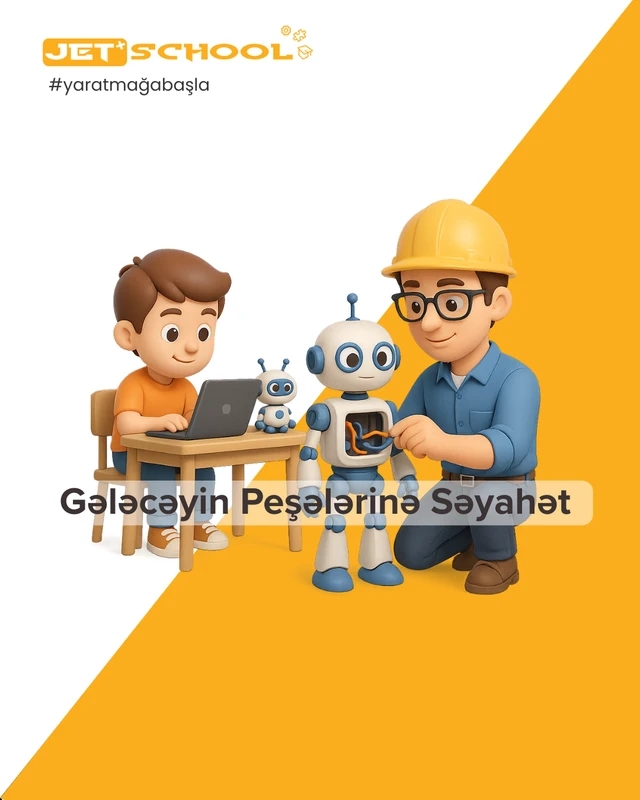 Gələcəyin Peşələrinə Səyahət: Övladınızın bu gün öyrəndikləri sabah nələrə çevrilə bilər?