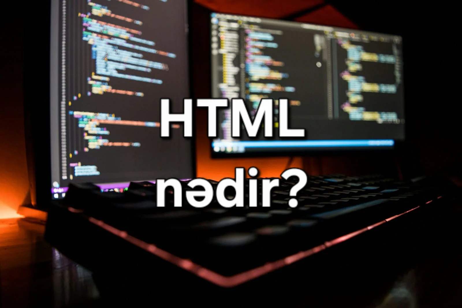 HTML nədir