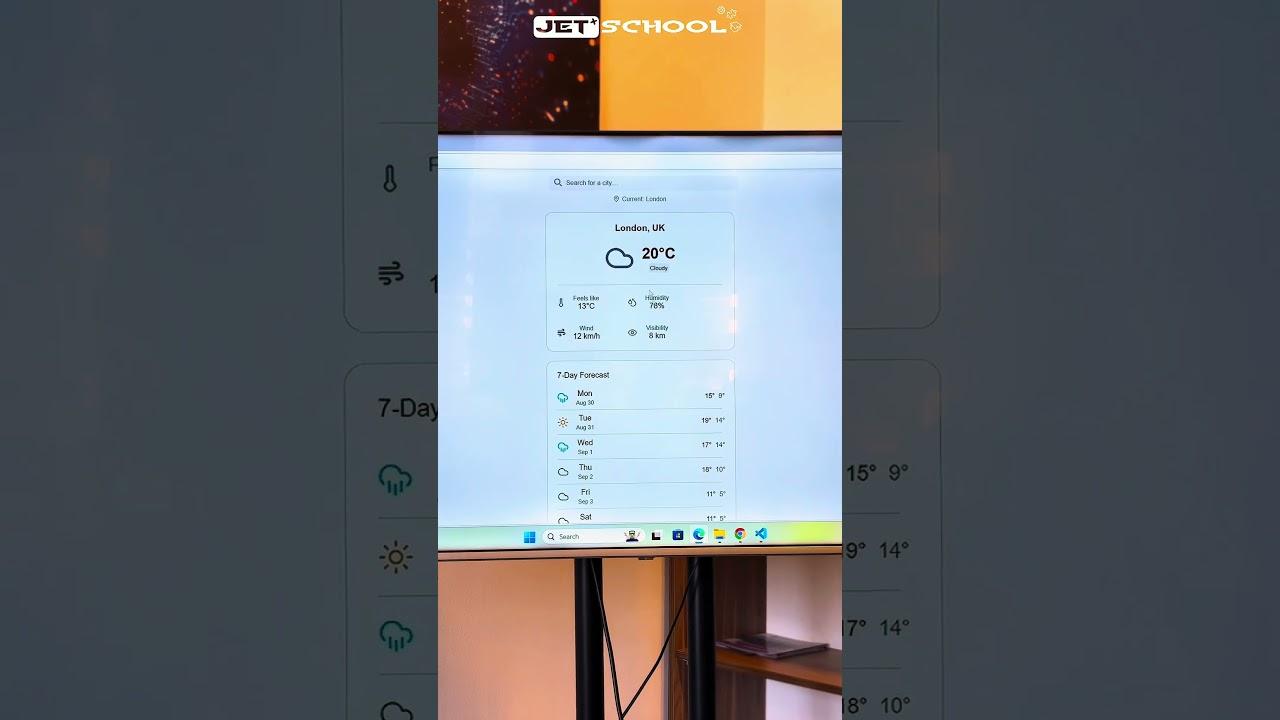 "Hava Proqnozu" Veb Tətbiqi