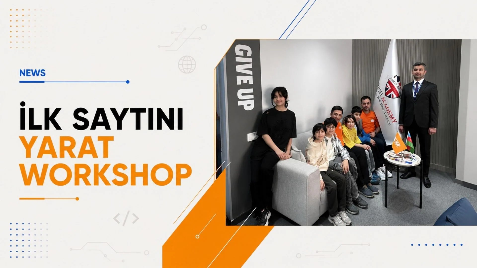 "İlk saytını yarat" Workshop-u uğurla baş tutdu!