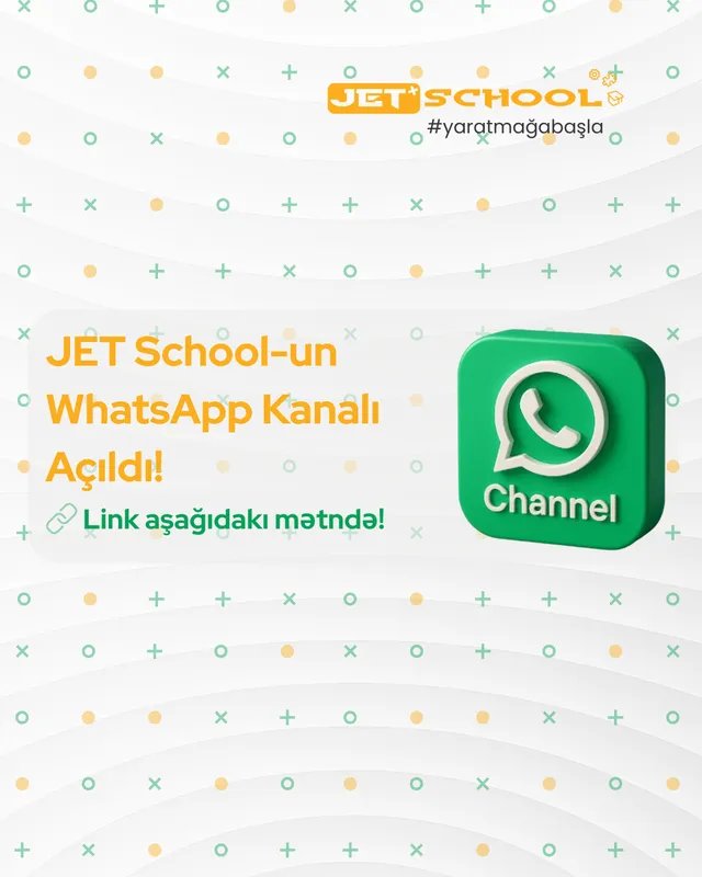 Открыт WhatsApp-канал JET School!