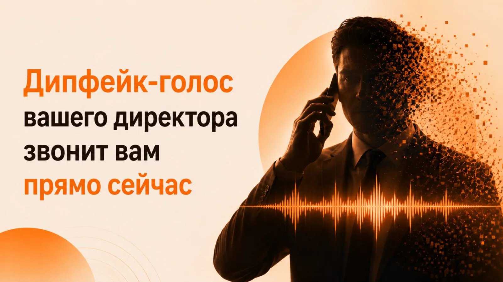 Дипфейк-голос вашего директора звонит вам прямо сейчас: угроза клонирования голоса в 2026 году