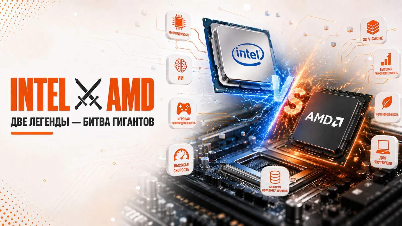 Две легенды: Битва двух гигантов Intel и AMD
