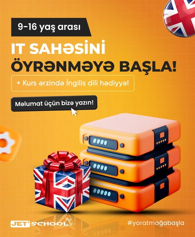 JET School-dan xüsusi təklif!