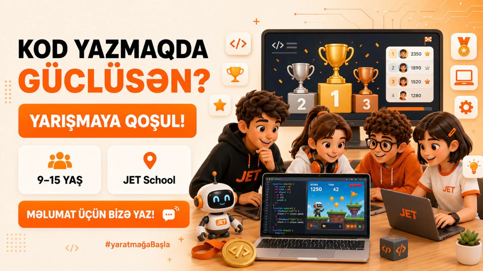 Kodlaşdırma Yarışı ilə Proqramlaşdırma Bacarıqlarını Göstər!