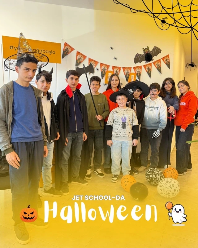 JET School-da Halloween – yaradıcılıq, əyləncə və bir az da qorxulu sürprizlər! 🎃👻