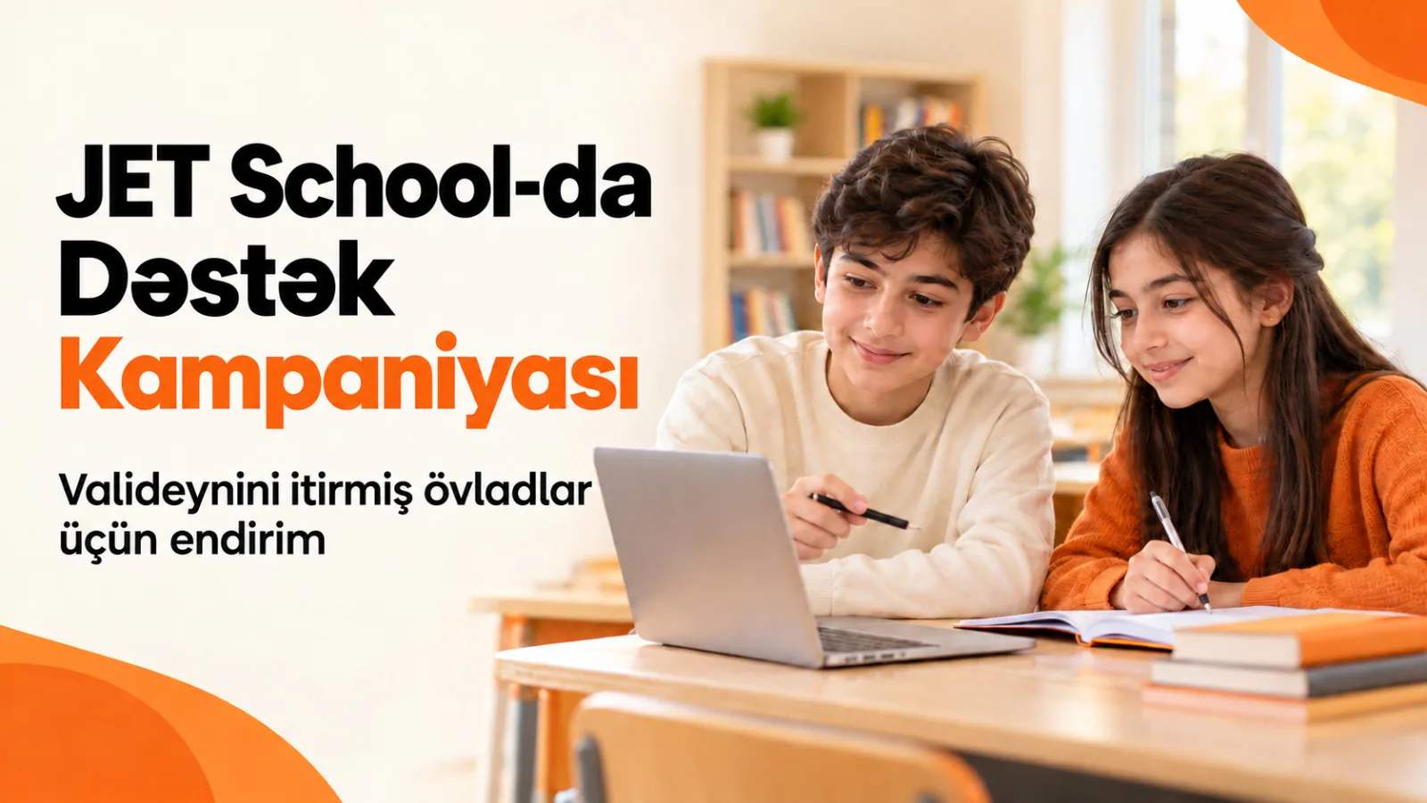 JET School-dan valideynini itirmiş uşaqlara dəstək kampaniyası JET School-dan valideynini itirmiş uşaqlara dəstək kampaniyası