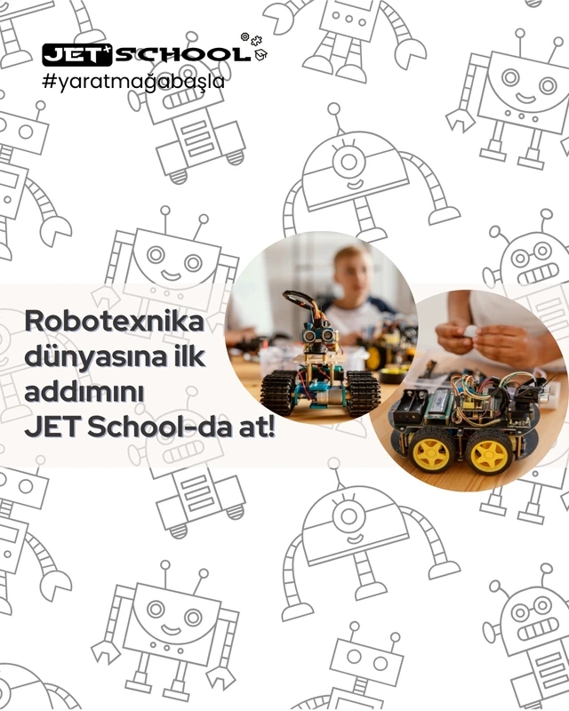 Сделайте свой первый шаг в мир робототехники в JET School!