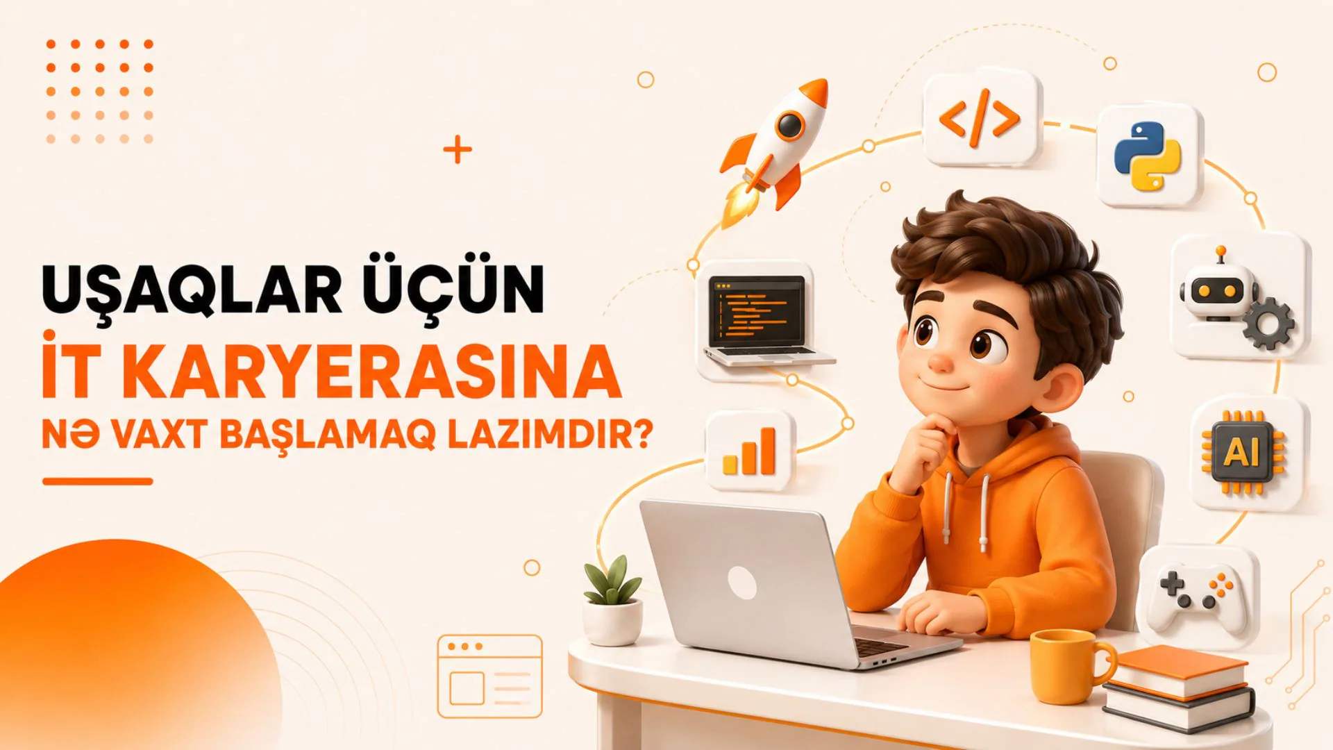 Uşaqlar üçün İT karyerası: hansı yaşda başlamaq lazımdır? Uşaqlar üçün proqramlaşdırma kursu - kompüterdə kod yazan uşaq